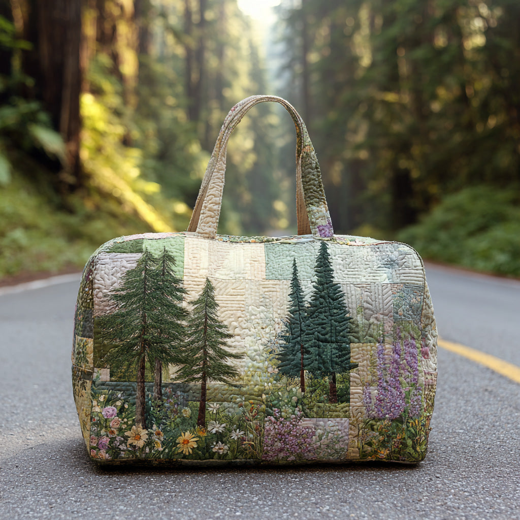 Quilted Travel Bag – Forest Dream