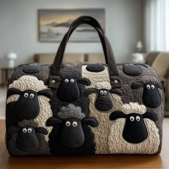 Quilted Travel Bag – Sheep