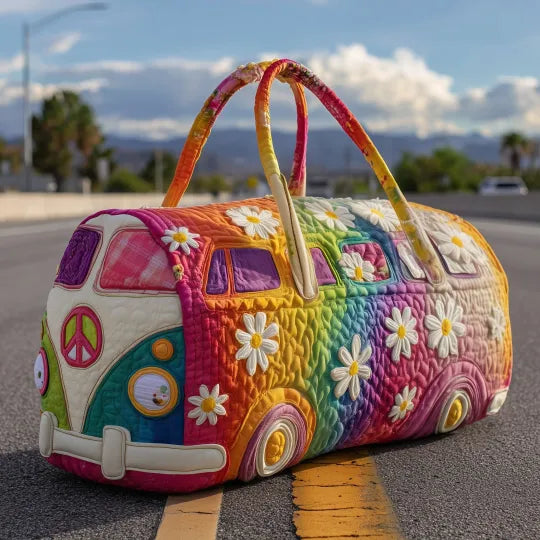 Quilted Travel Bag – Hippie Journey