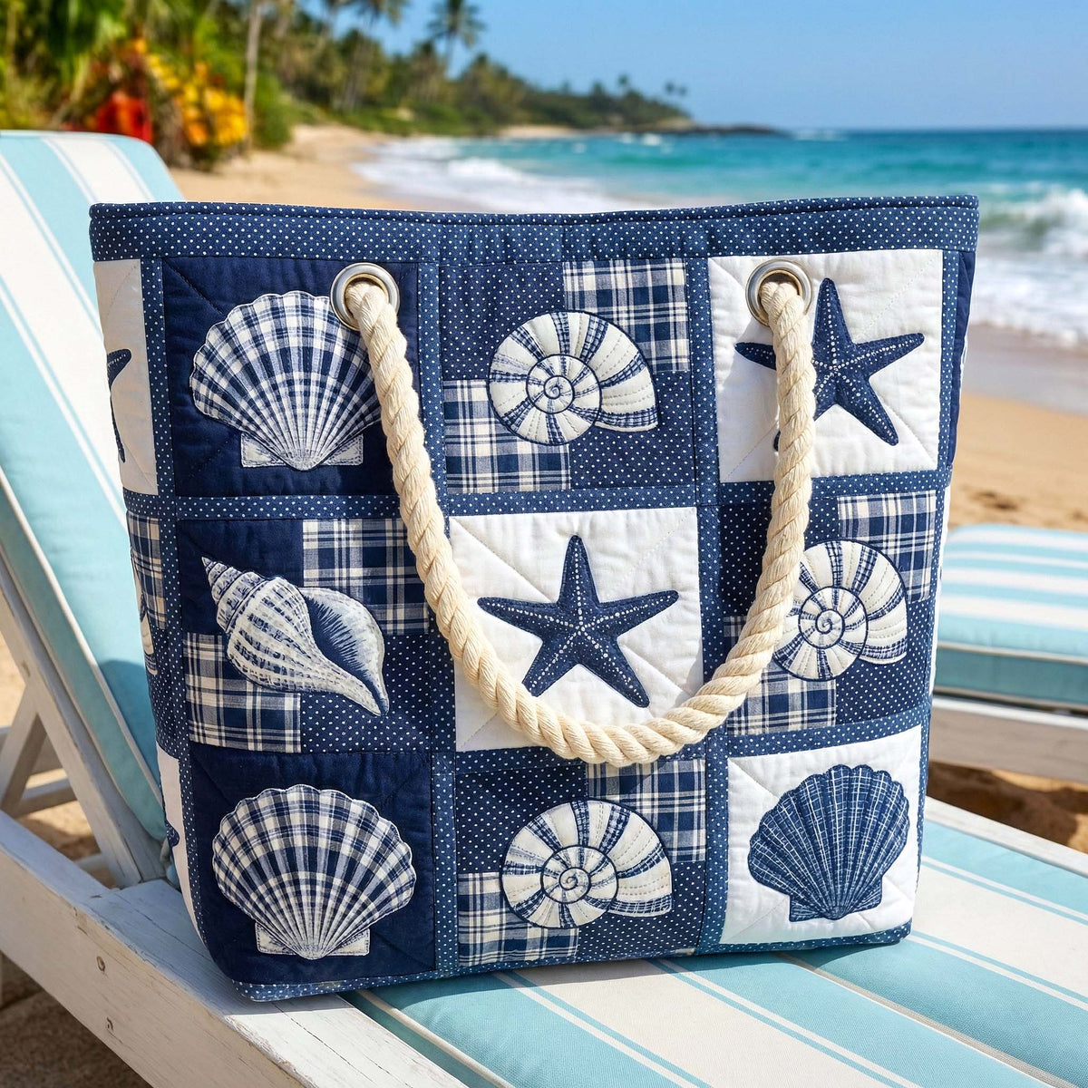 Handmade Beach Bag | Calm of the Shells