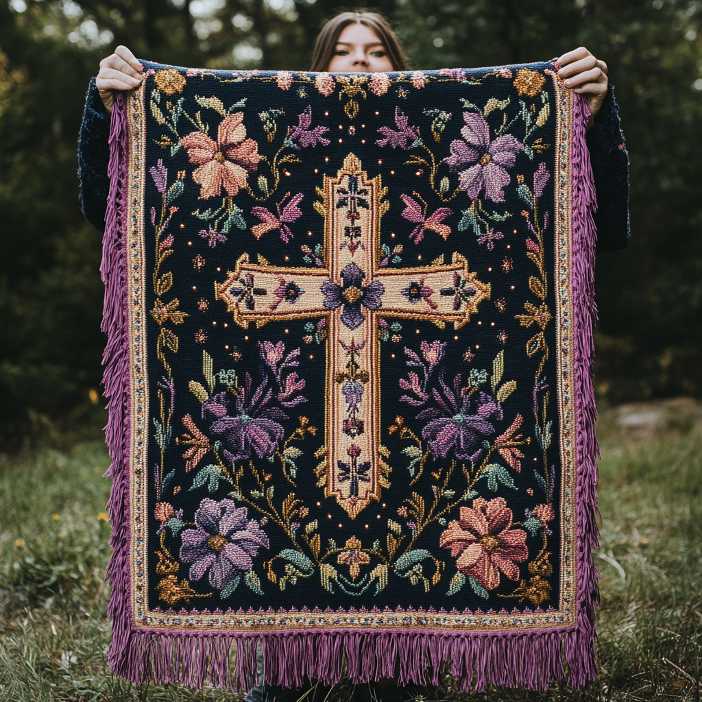 Woven Blanket – Garden of Grace