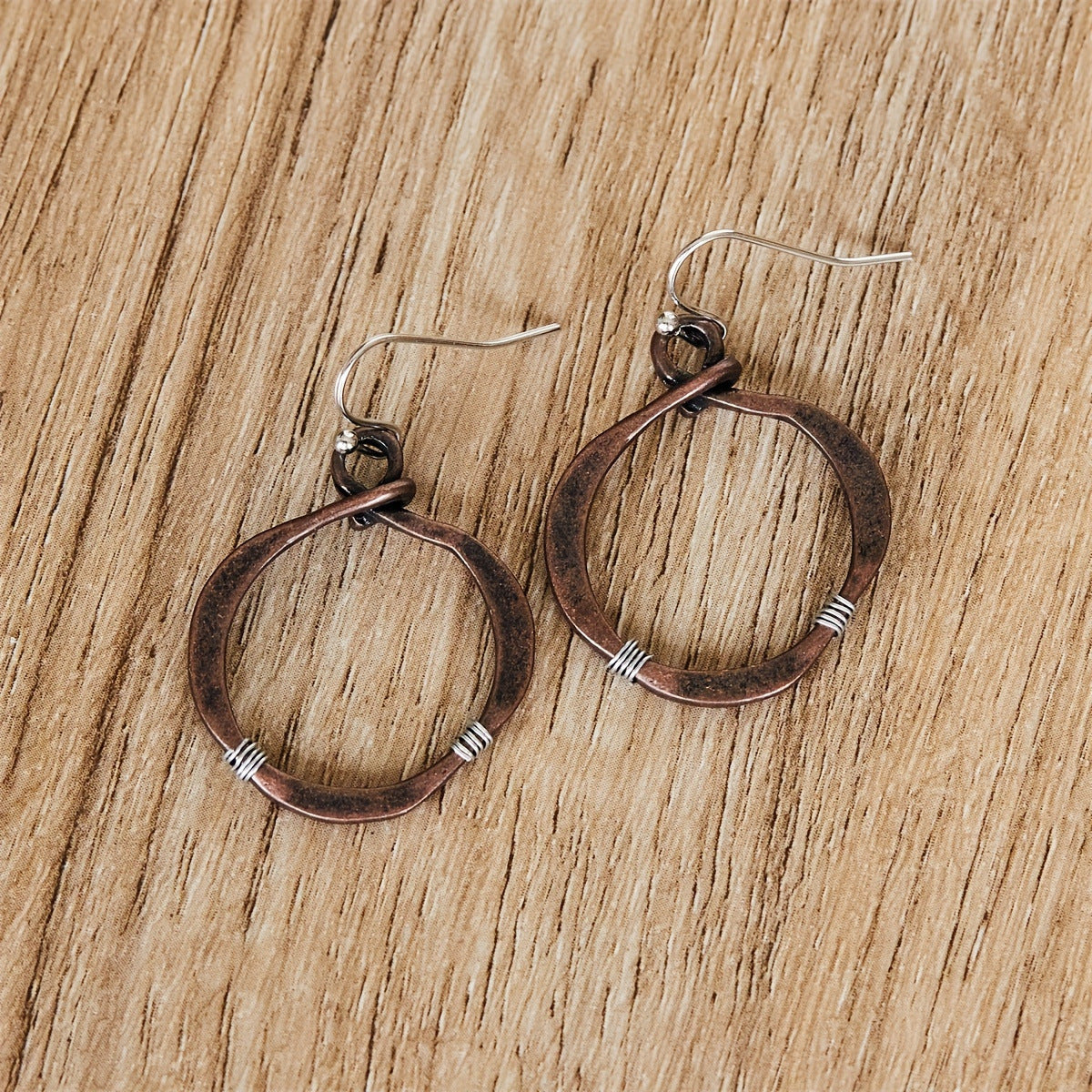 Alessia Copper Earrings