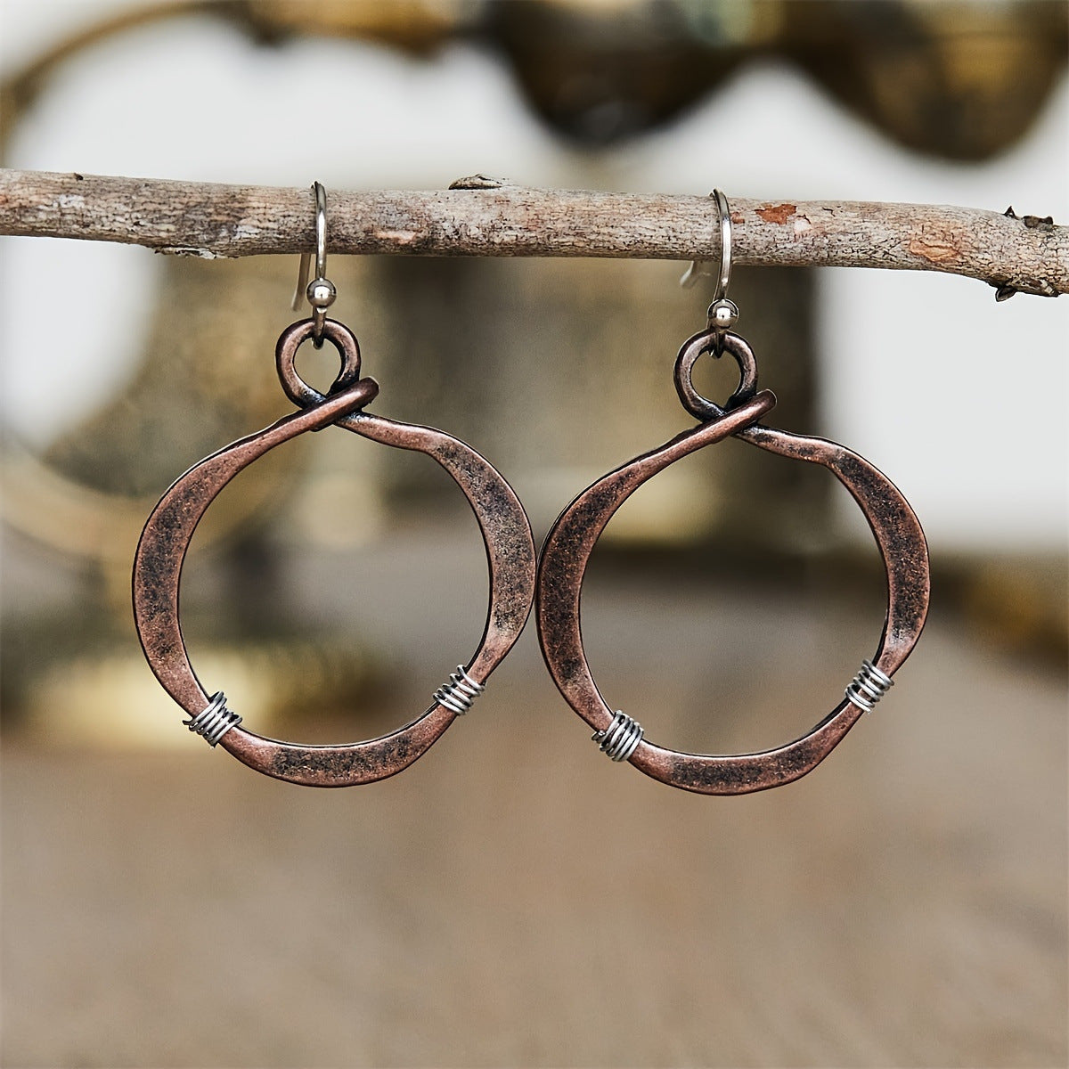 Alessia Copper Earrings