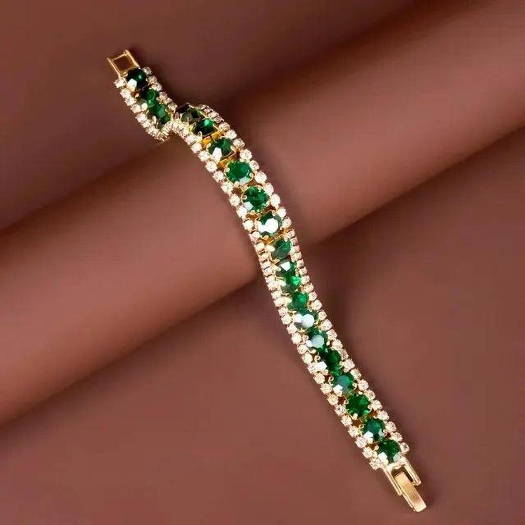 Bracelet in Gold and Green