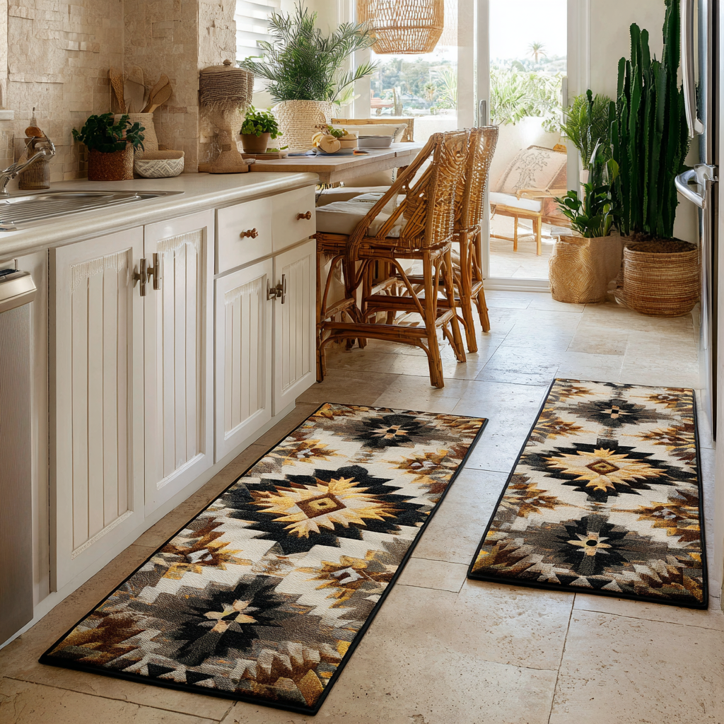 Non-Slip Kitchen Rug – Kitchen Mat Golden Path