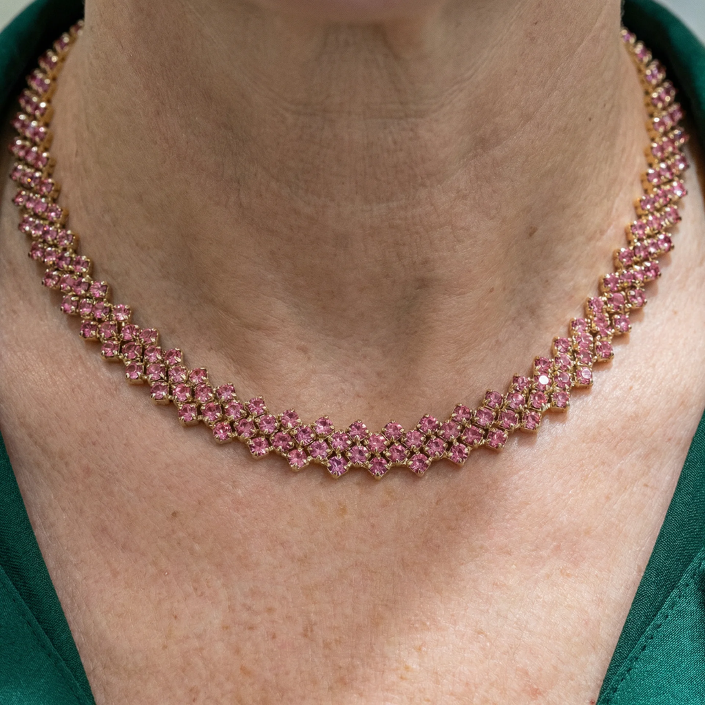 Rosé Necklace | White Gold