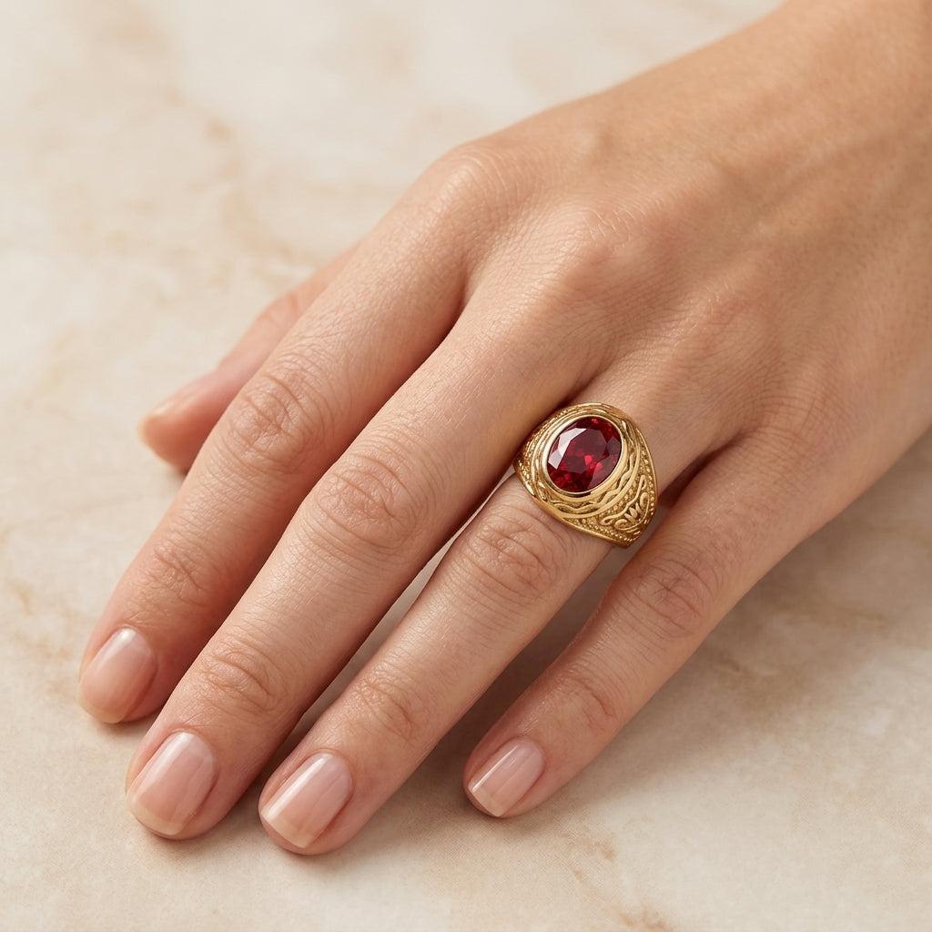 Ravella Gold Ring