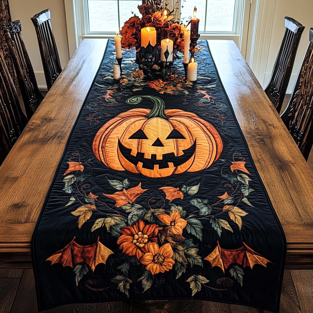Padded Table Runner - Halloween Joy