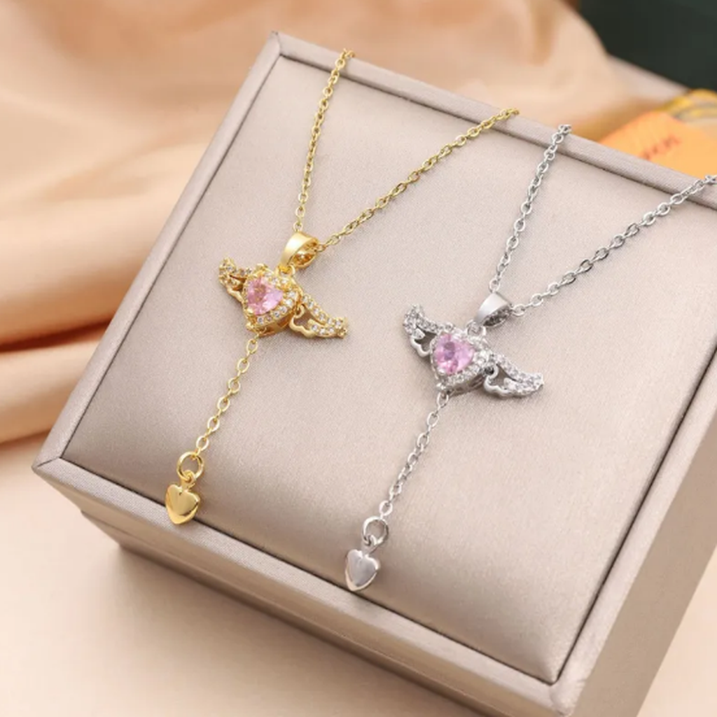 Necklace “Angel Heart Cupid”