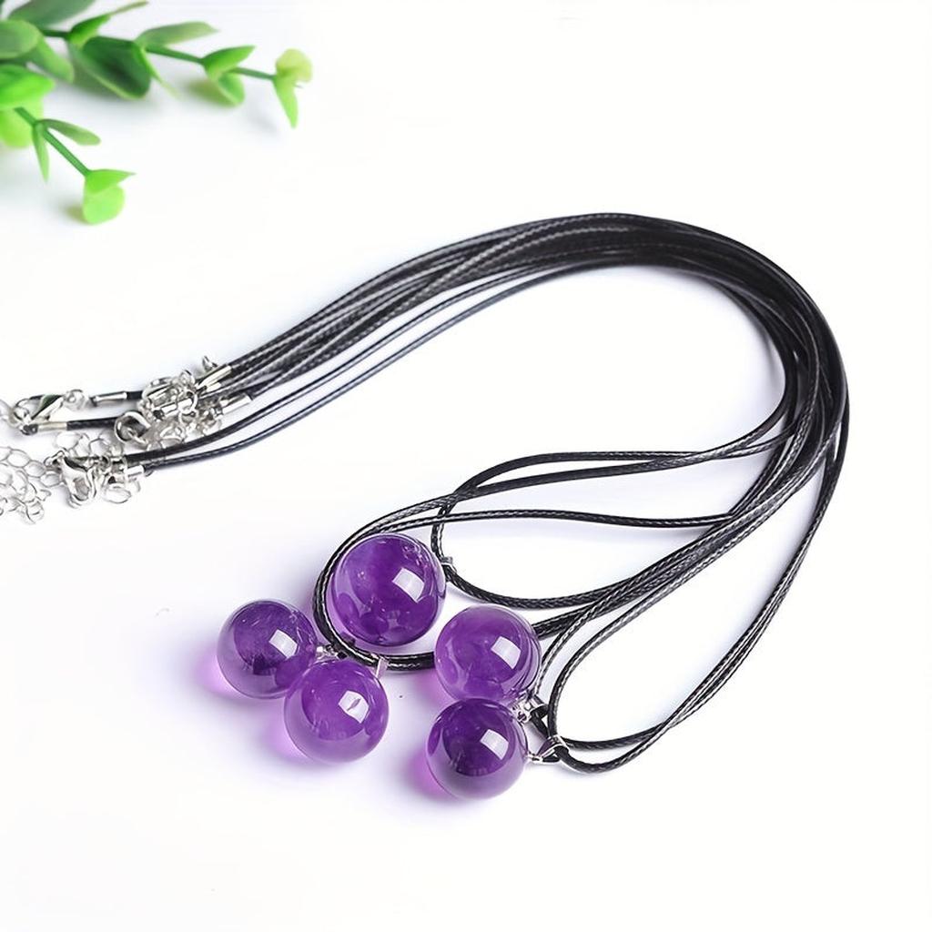 Sophia Necklace with Amethyst