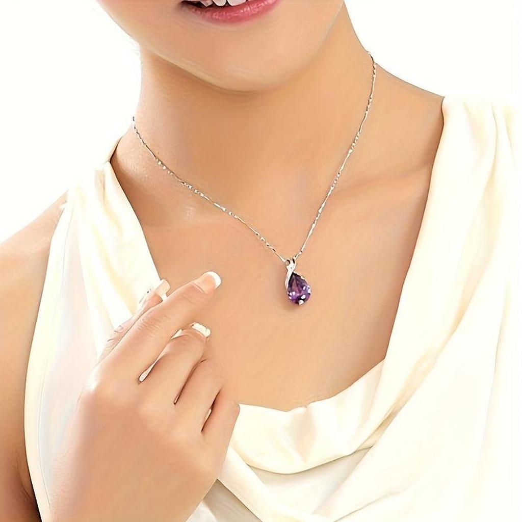 Necklace “Verena” with Amethyst