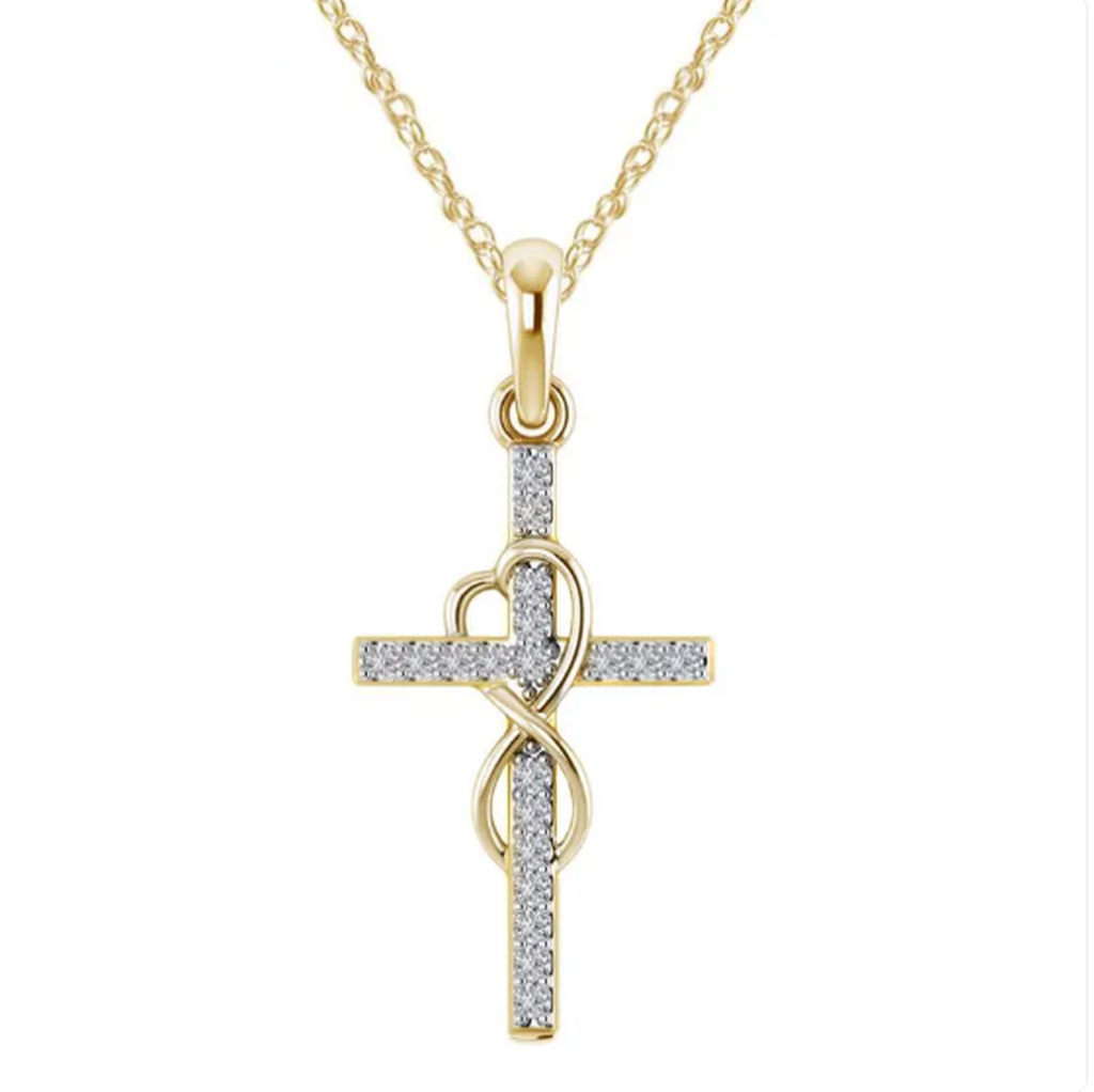 Cross Necklace in Stainless Steel