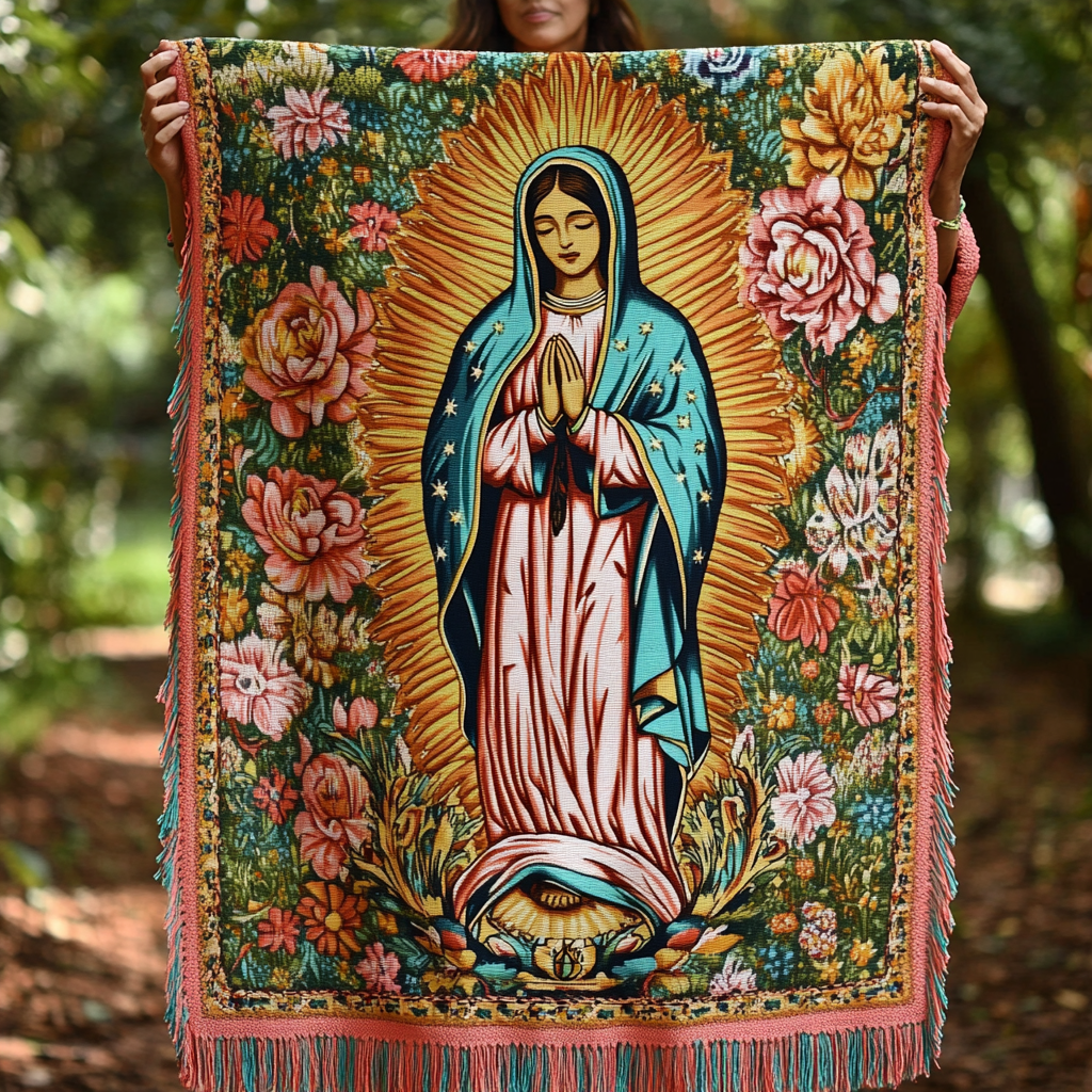 Woven Blanket – Sky Embrace