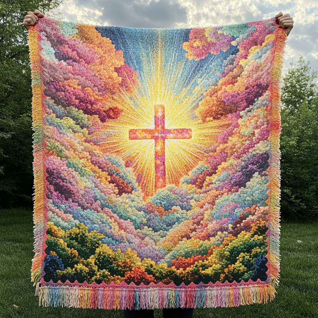 Woven Blanket – Sacred Radiance