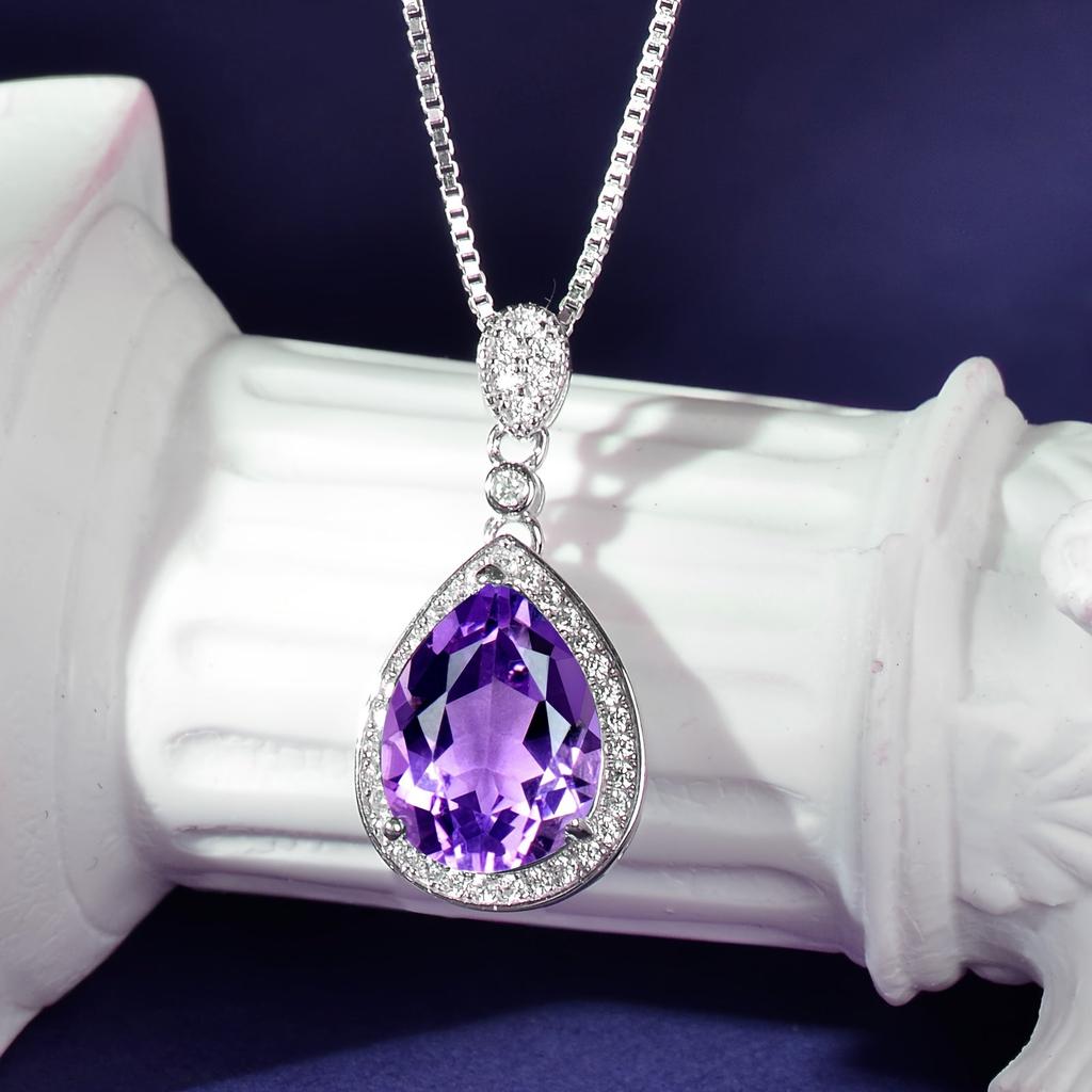 Ivonne Necklace with Amethyst