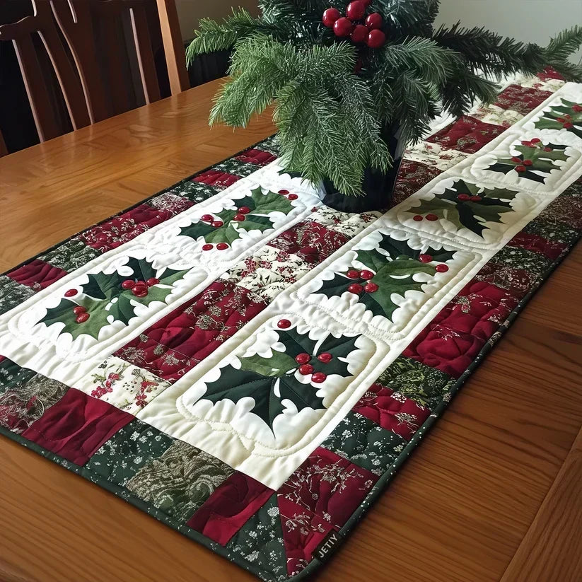Quilted Table Runner - Festive Bell Chimes