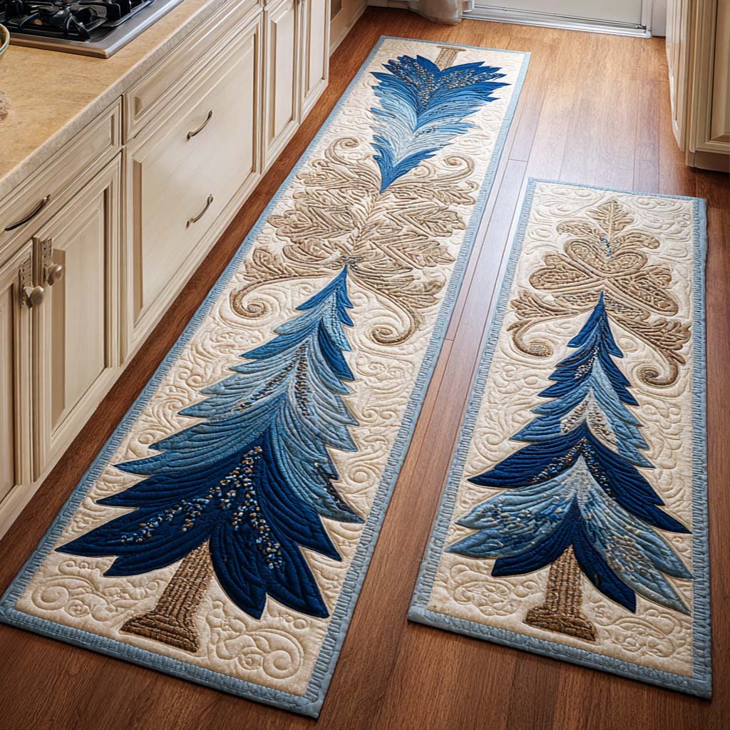 Non-Slip Kitchen Rug – Cheerful Christmas