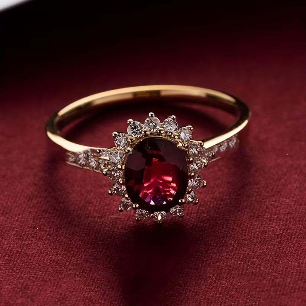 Red Ring “Empress” | Gold