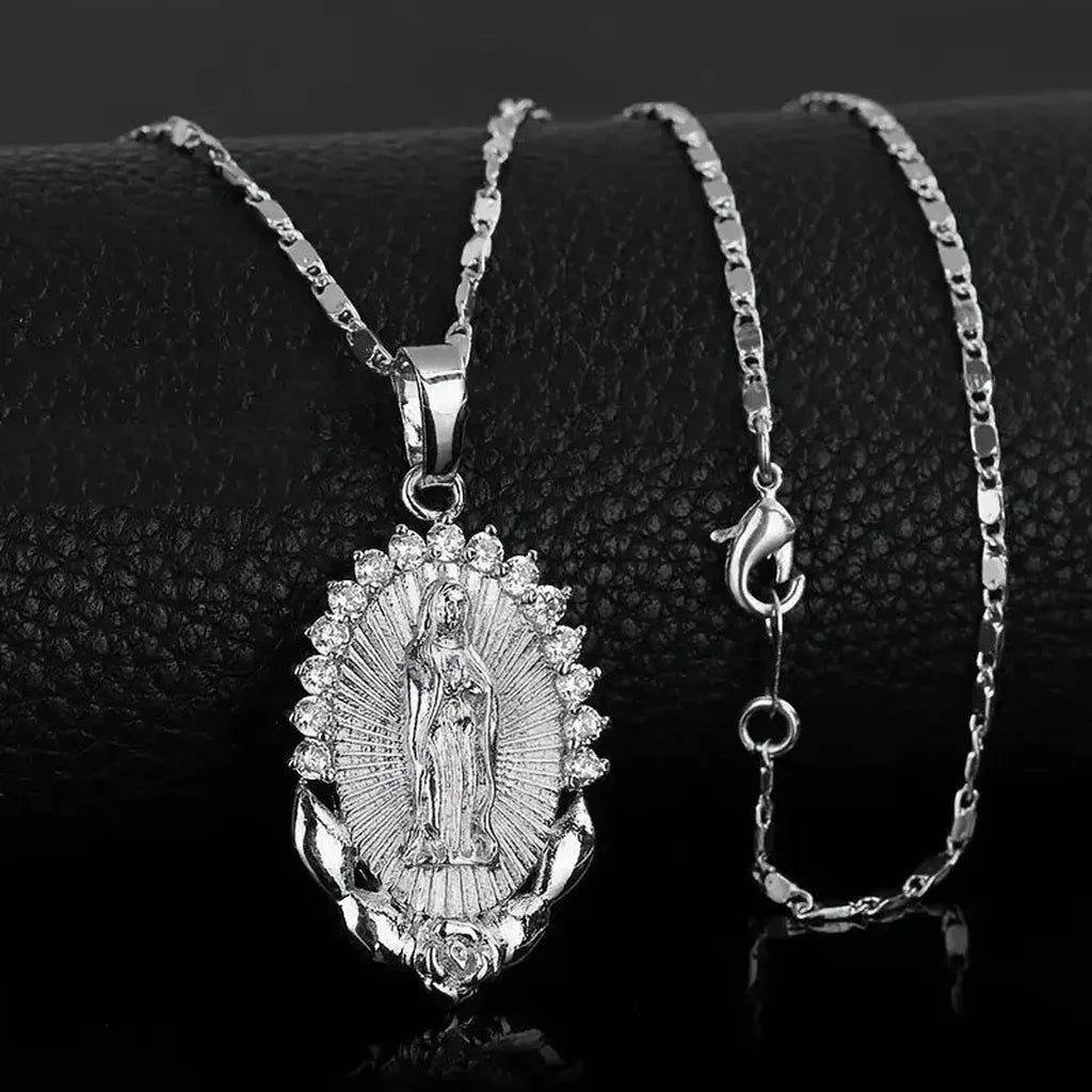 Necklace with Virgin Mary Medal