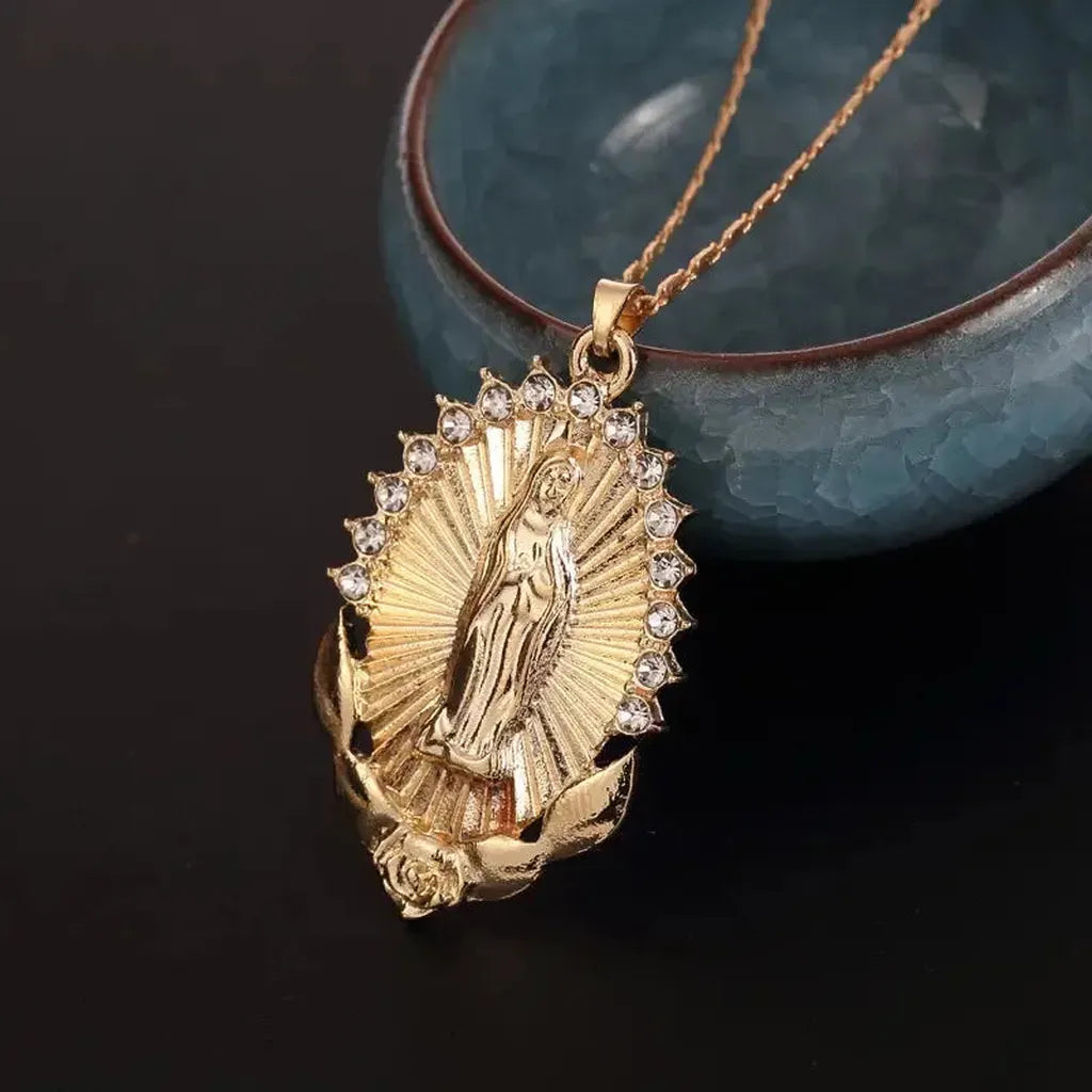 Necklace with Virgin Mary Medal