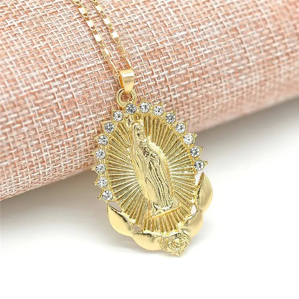 Necklace with Virgin Mary Medal