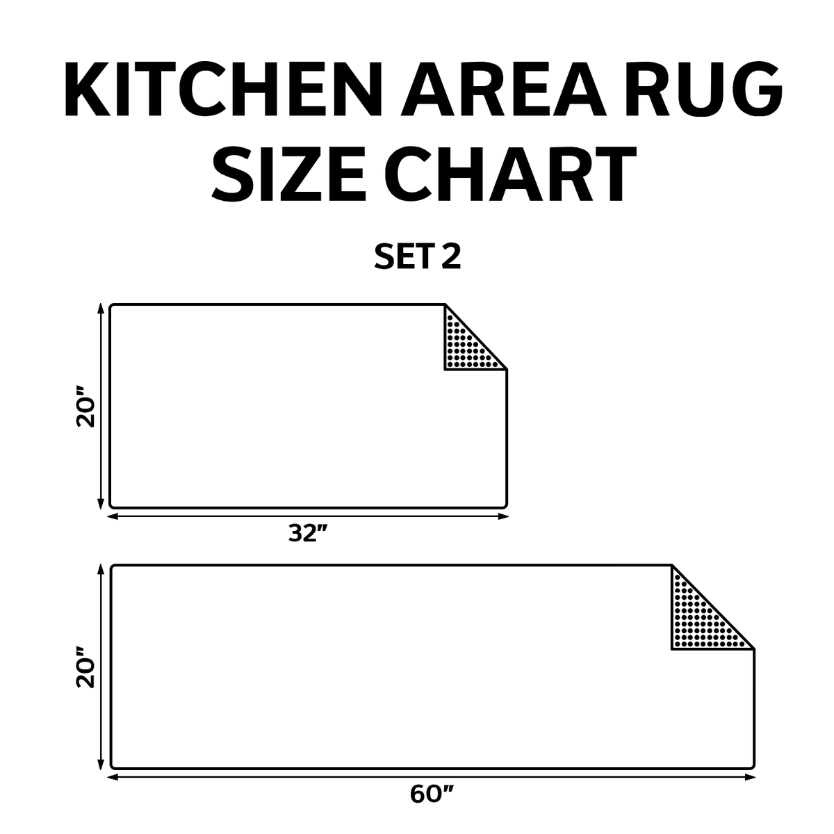 Non-Slip Kitchen Rug – Forest Ridge