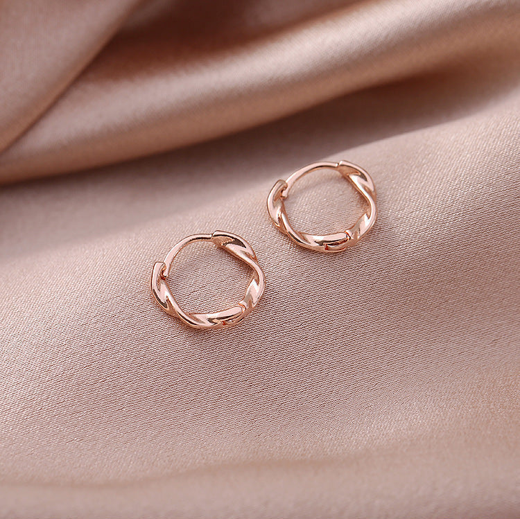 Evienne Copper Hoop Earrings
