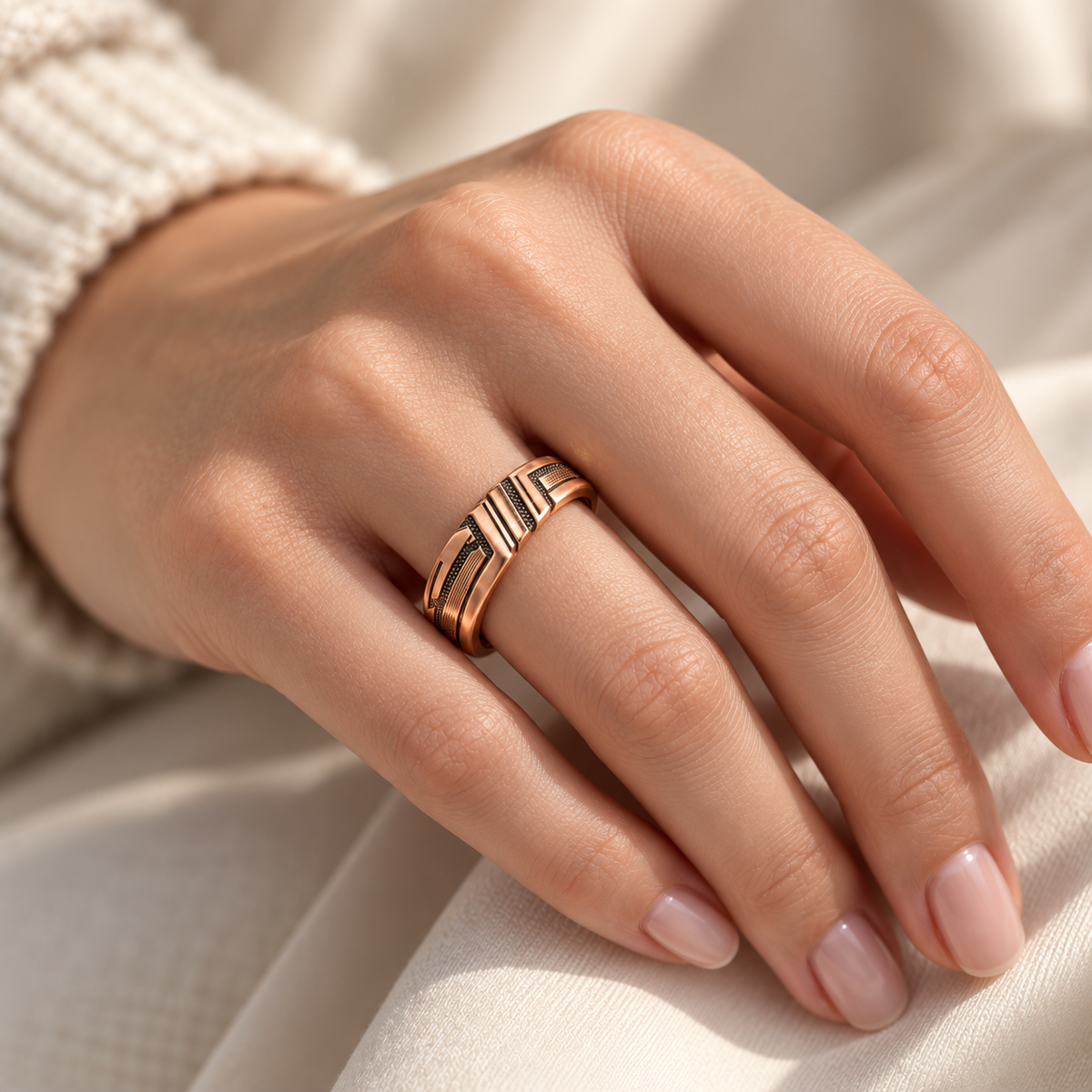 Genevra Copper Ring