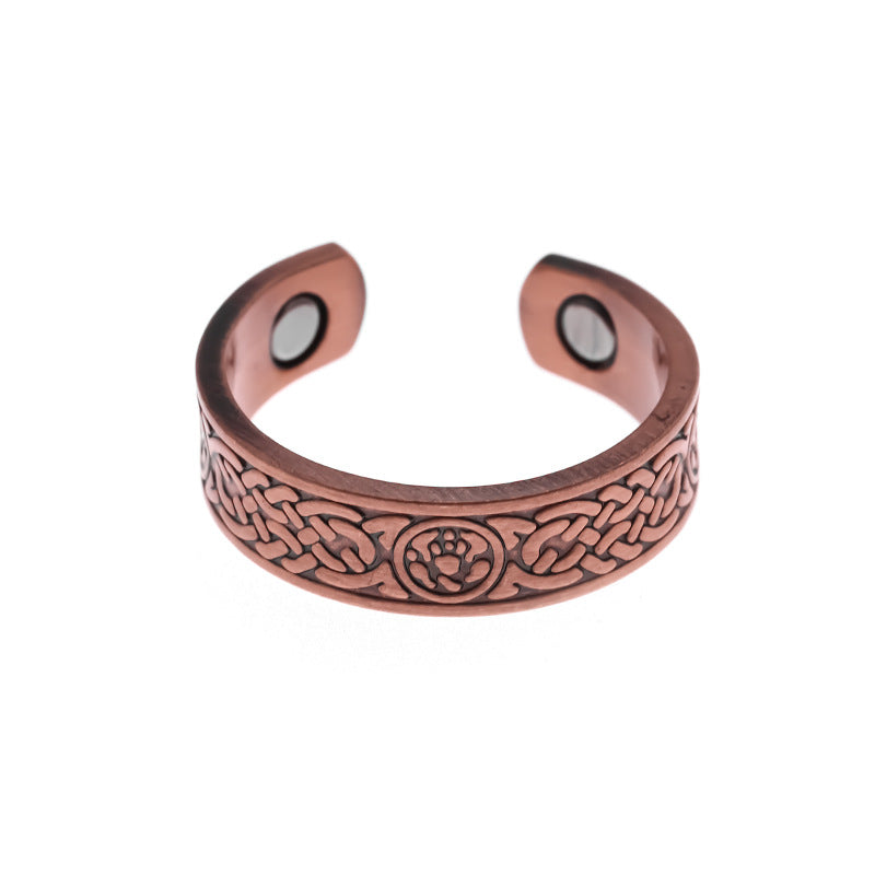 Rune Copper Ring