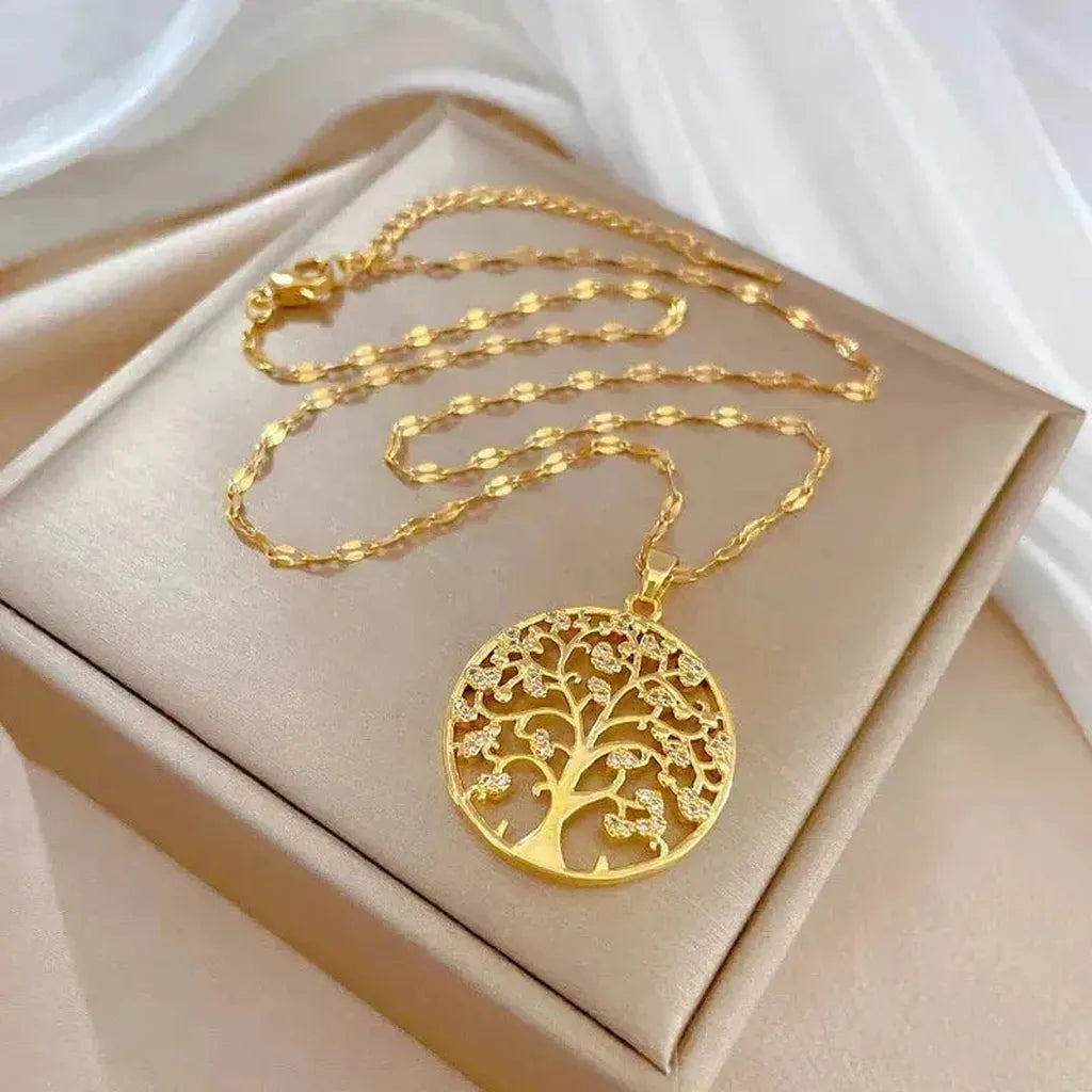 Tree of Life Necklace in Gold