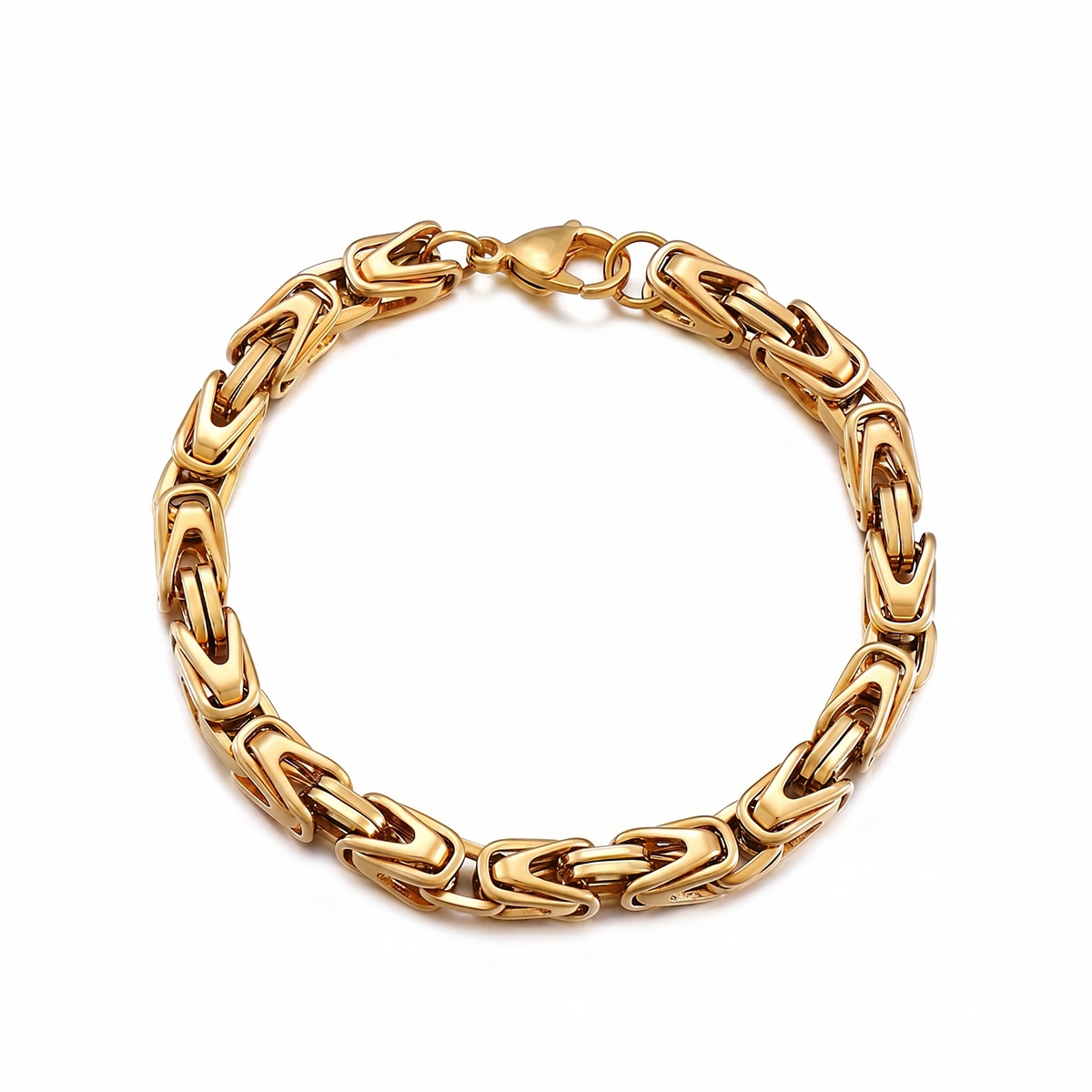 Lucian Bracelet with Crown Links | Gold