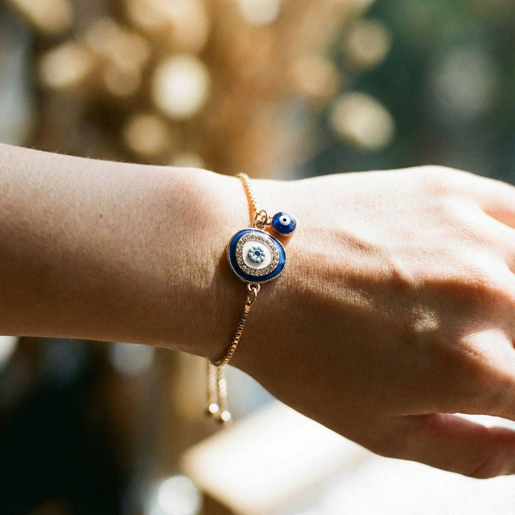 Luxurious Bracelet with Gorgon Eye