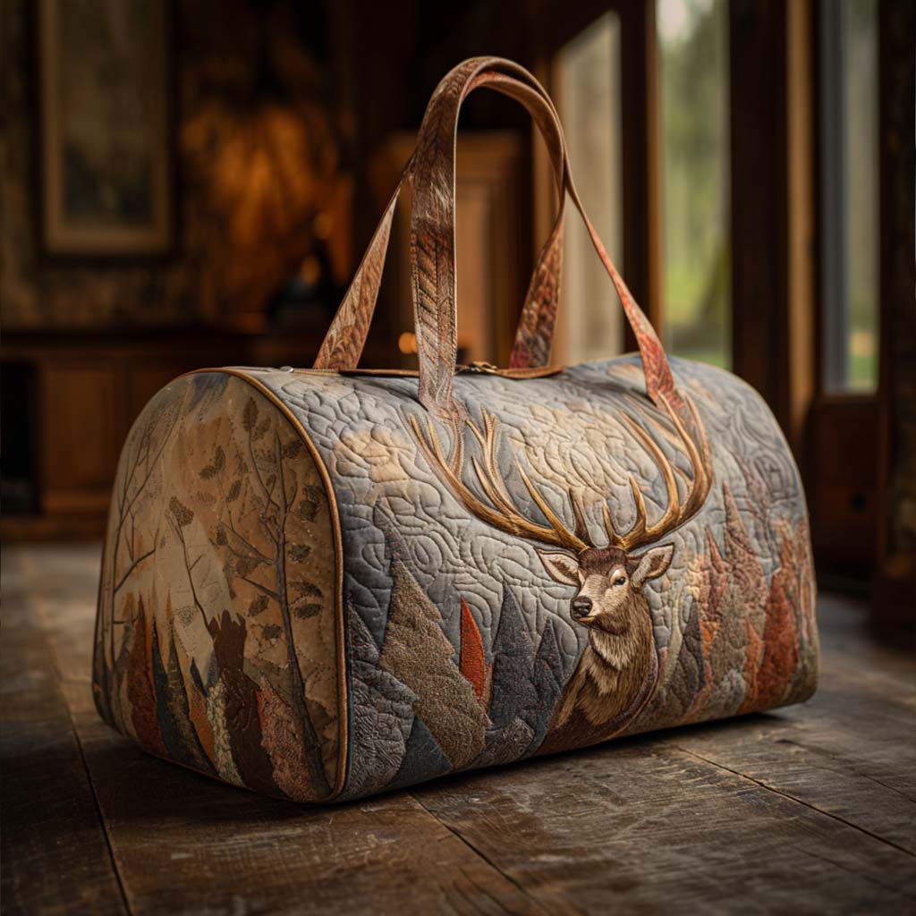Quilted Travel Bag – Majestic Stag