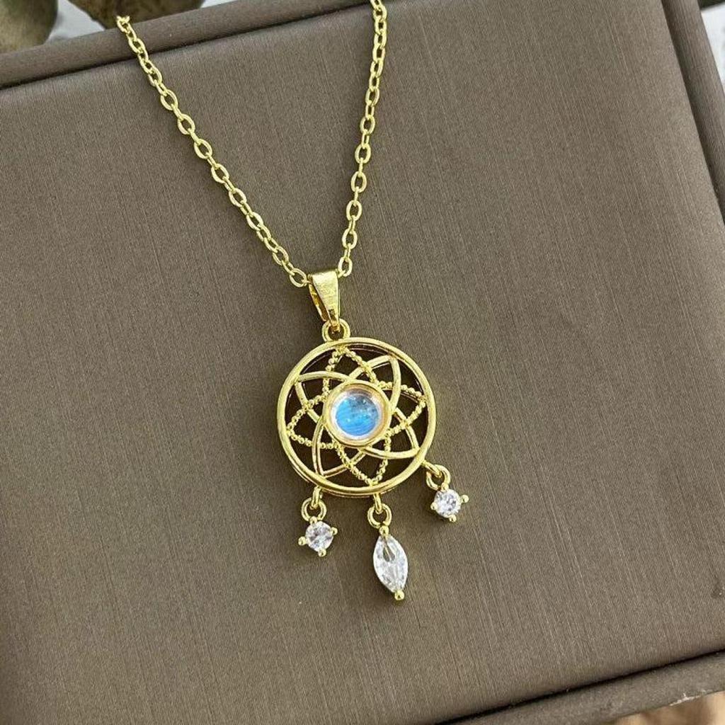 Moonstone Necklace “Dreamcatcher”