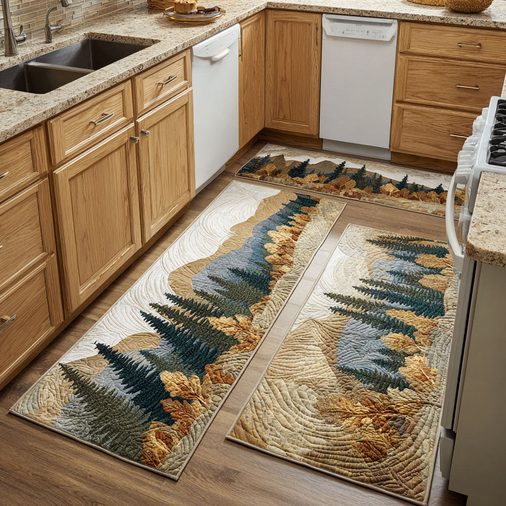 Non-Slip Kitchen Rug – Nature Landscape