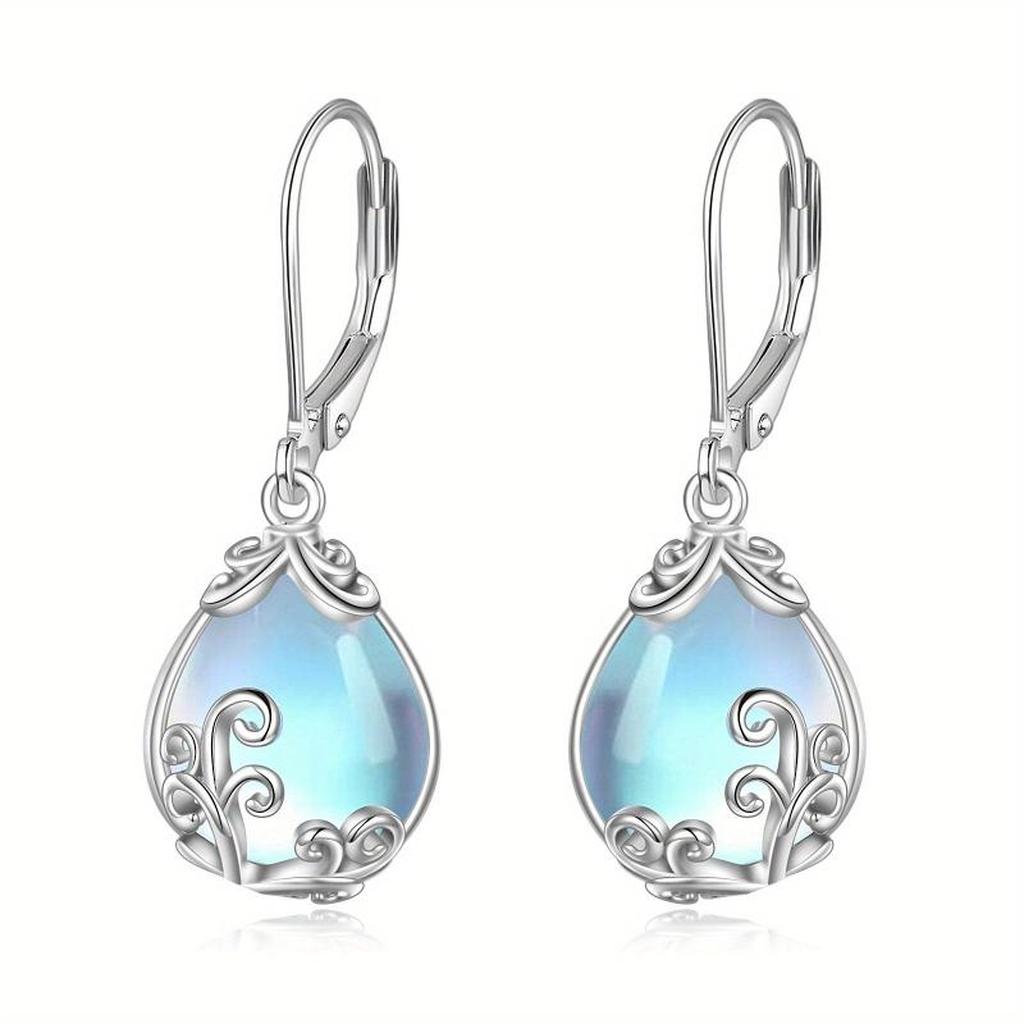 Earrings “Free Spirit” with Moonstone