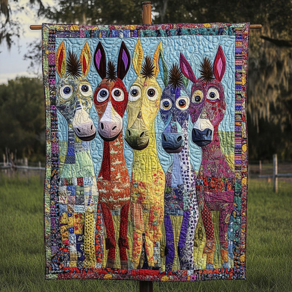 Quilted Blanket – Pony Patchwork