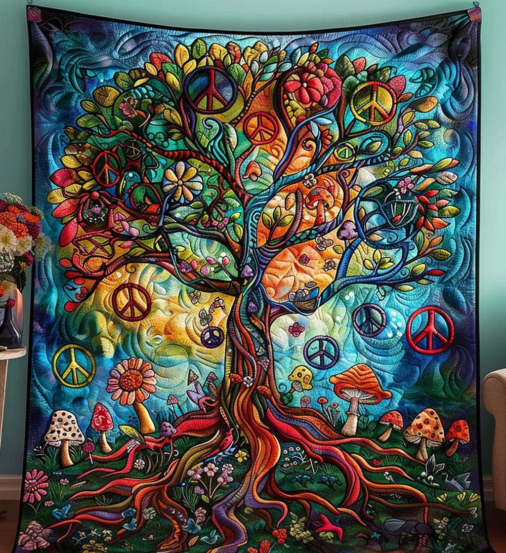 Quilted Blanket – Peace Of Life