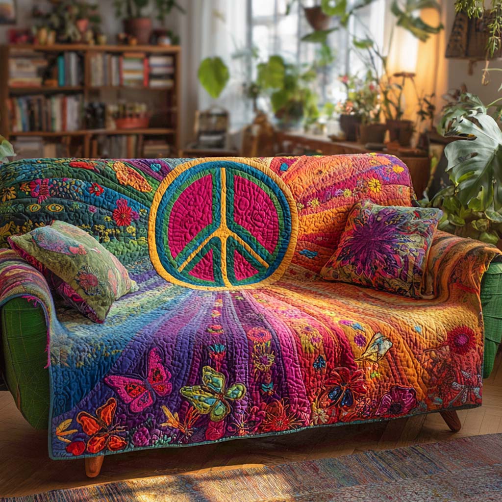 Quilted Sofa Cover – Quilted Hippie Sofa Cover