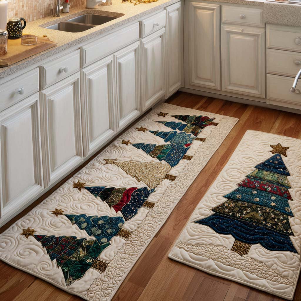 Non-Slip Kitchen Rug – Christmas Kitchen Rug Fir