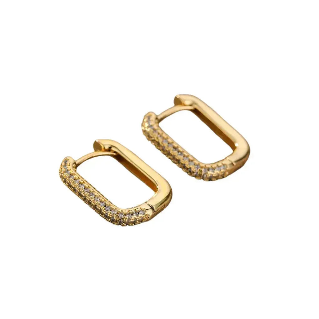Earrings “Valeria” – Square and Round