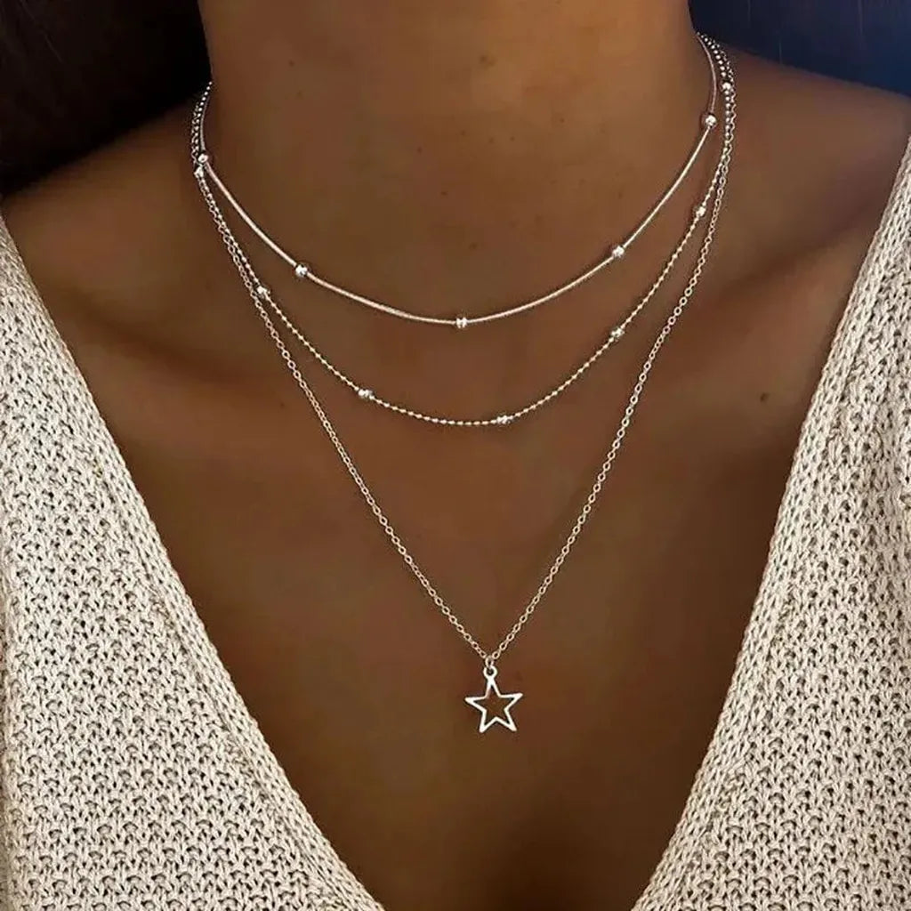 Retro Necklace with Star