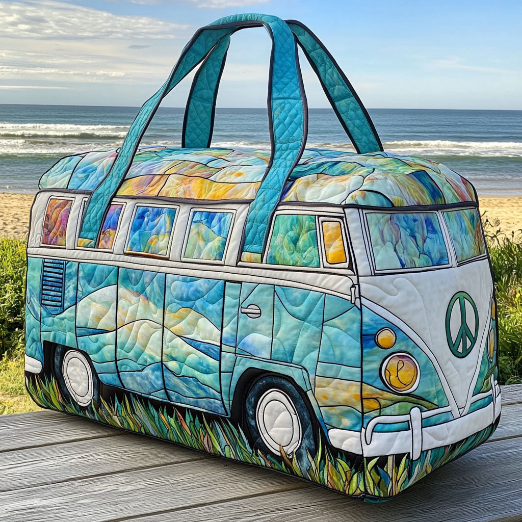 Quilted Travel Bag – Retro Journey