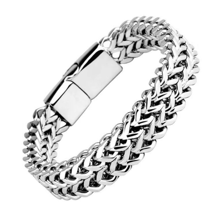 Sturdy Double Chain Bracelet