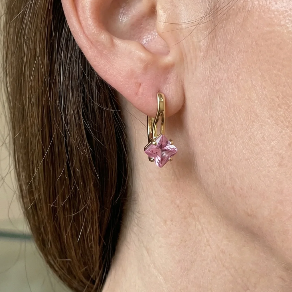 Rosaluxe Earrings “Crown Light” | Gold