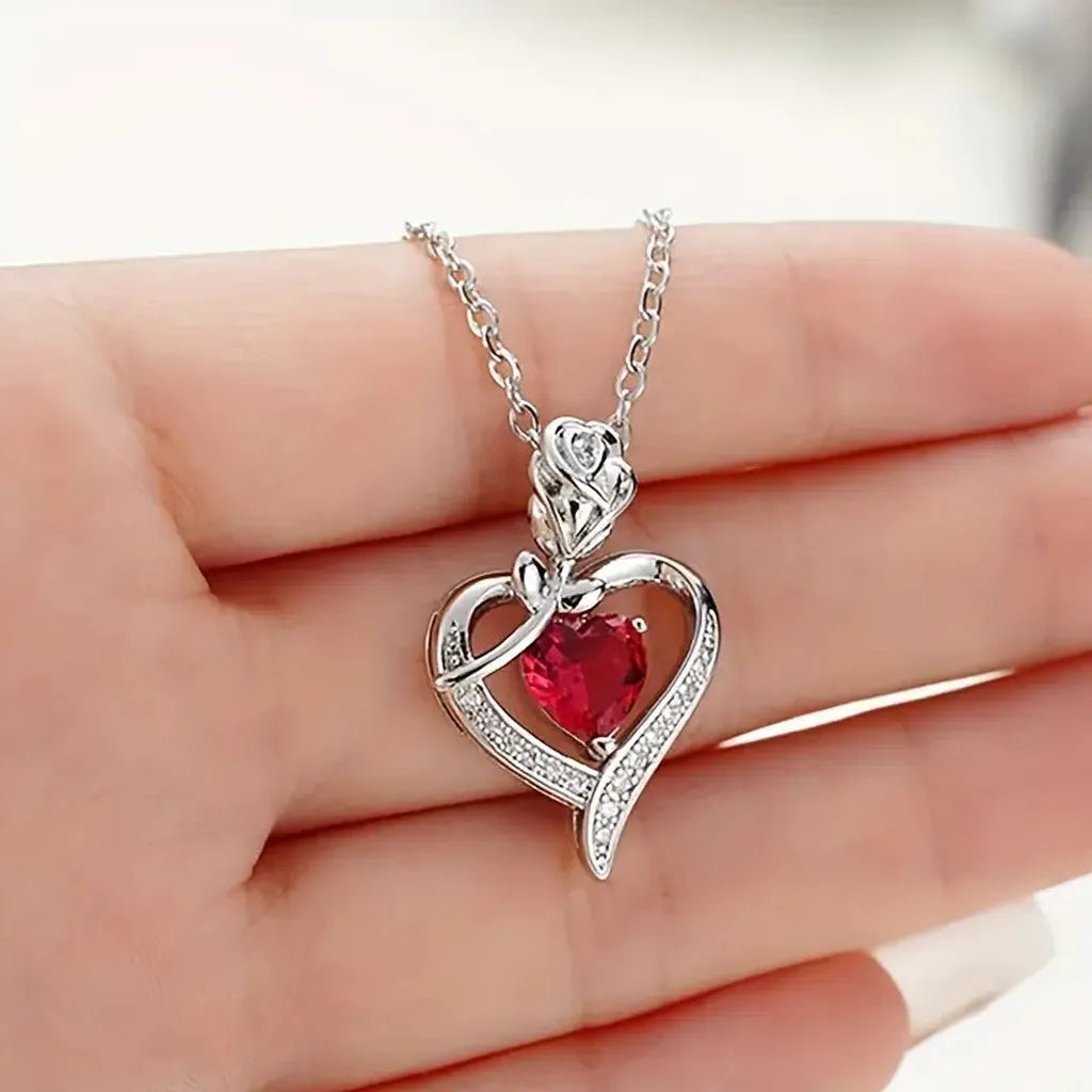 Rosira Emberveil Necklace | White Gold