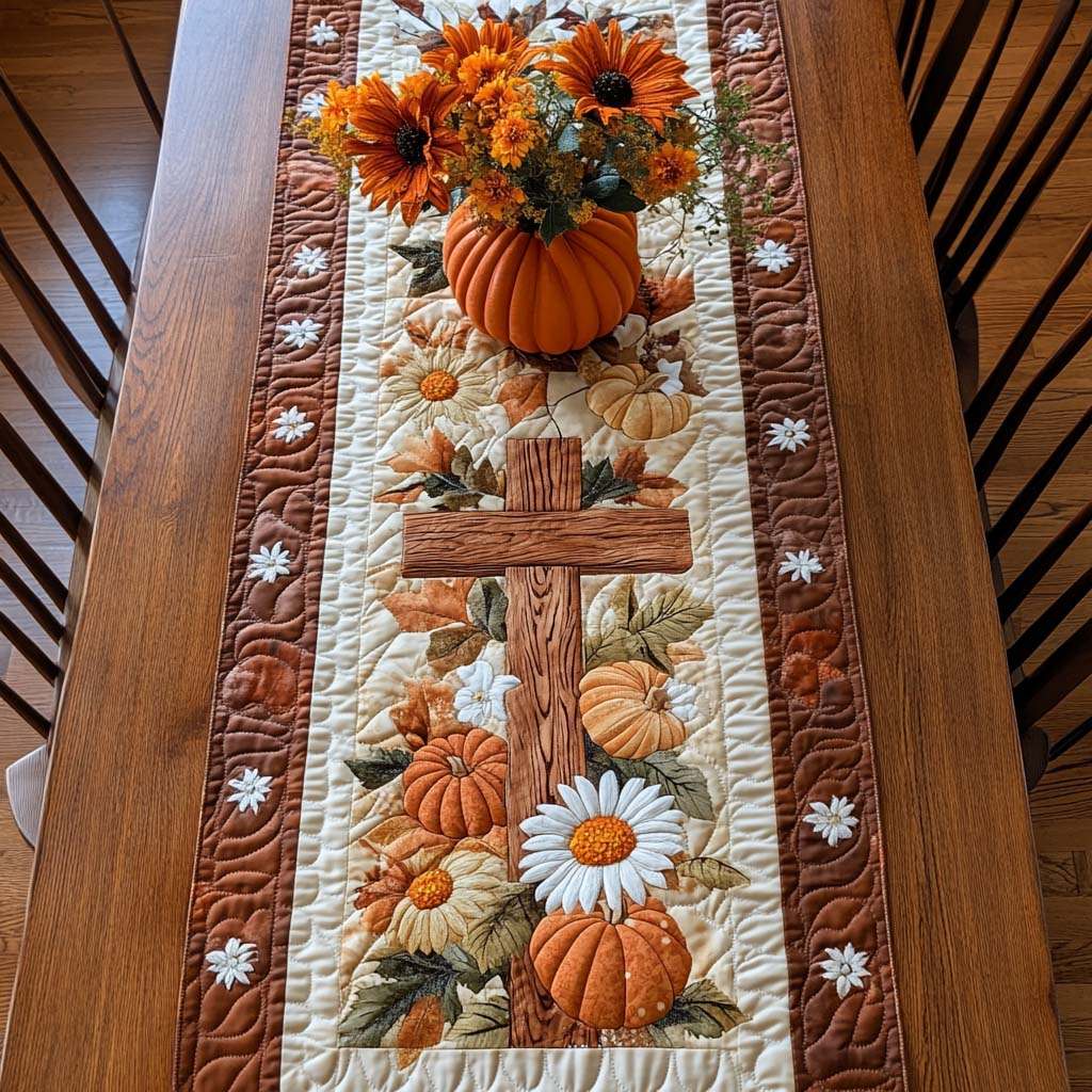 Patchwork Table Runner - Autumn Abundance