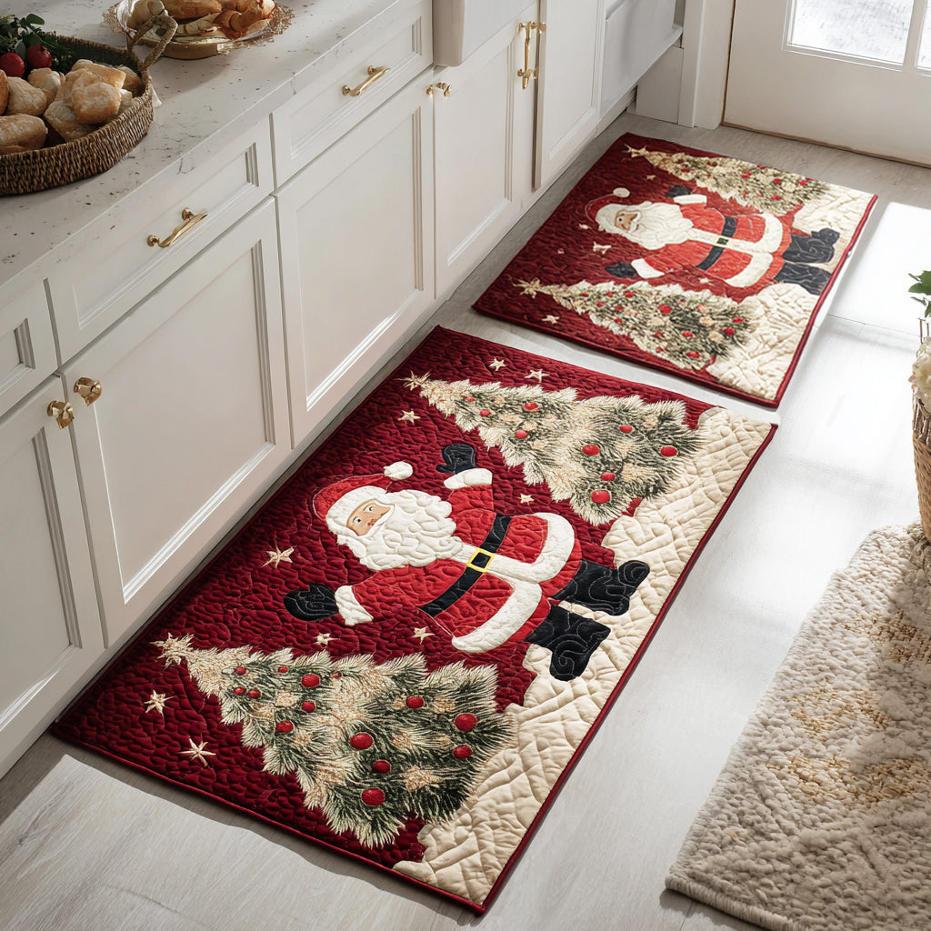 Non-Slip Kitchen Rug – Christmas Santa Claus
