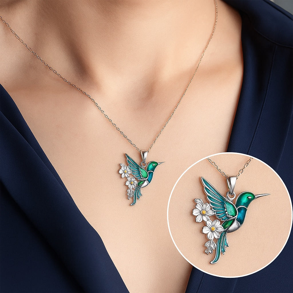 Gift Set: Necklace with Caviar Pendant and Earrings