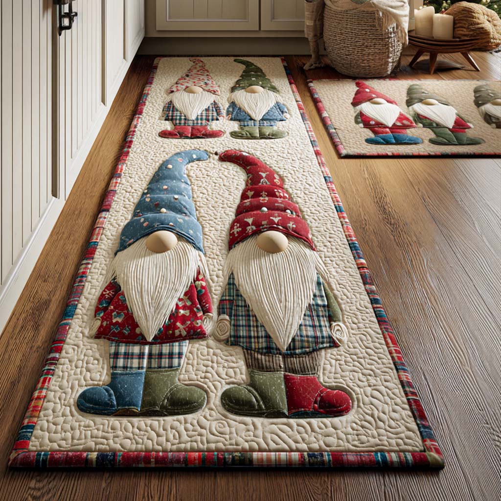 Non-Slip Kitchen Rug – Classic Christmas